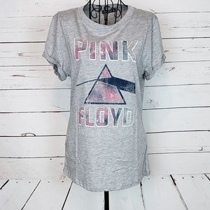 Knit Riot Pink Floyd Short Cuff Sleeve Top NWT